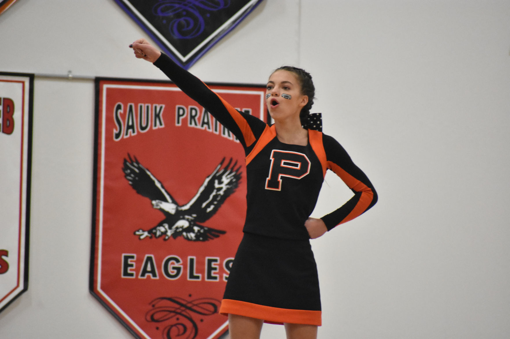 Top of the cheer pyramid